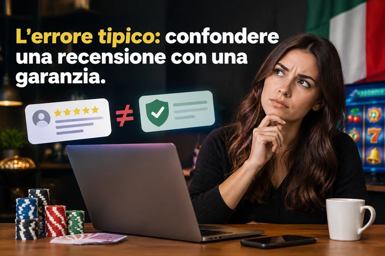 L'errore tipico: confondere una recensione con una garanzia