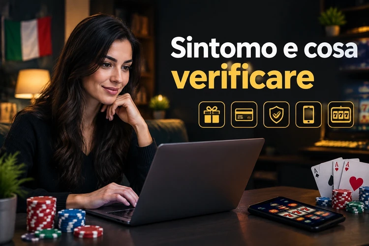 Sintomo e cosa verificare