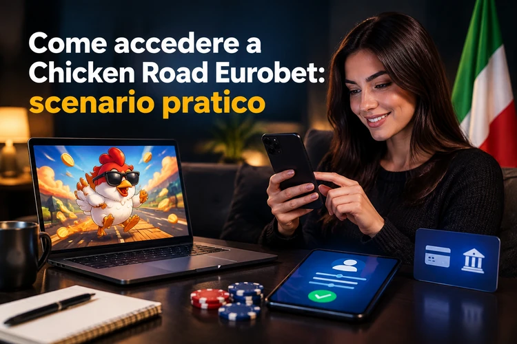 Come accedere a Chicken Road Eurobet: scenario pratico