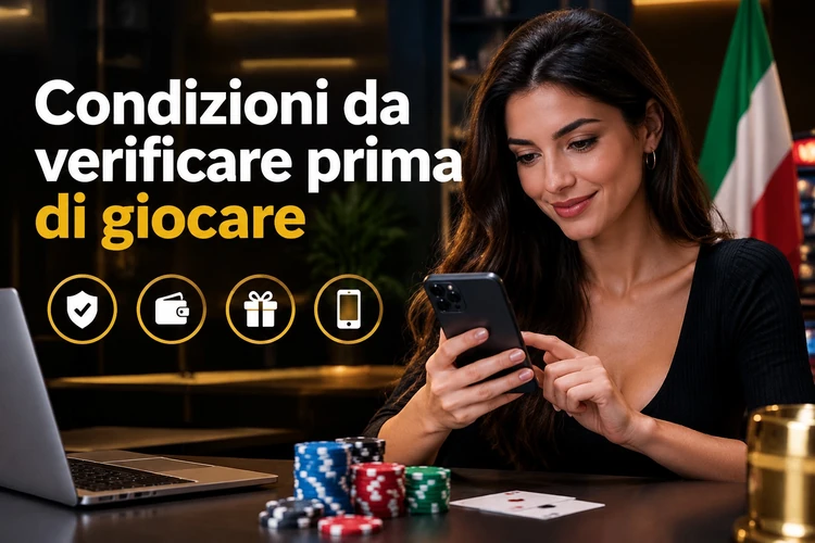 Condizioni da verificare prima di giocare