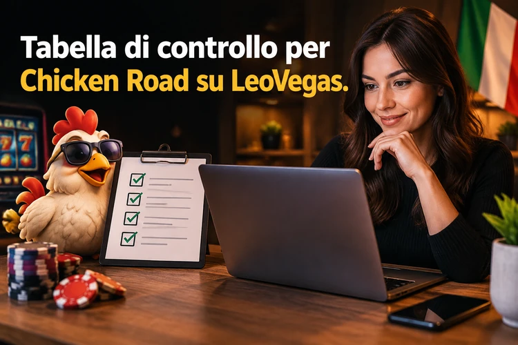Tabella di controllo per Chicken Road su LeoVegas