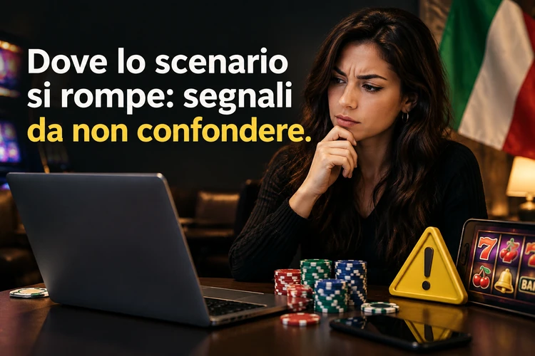 Dove lo scenario si rompe: segnali da non confondere
