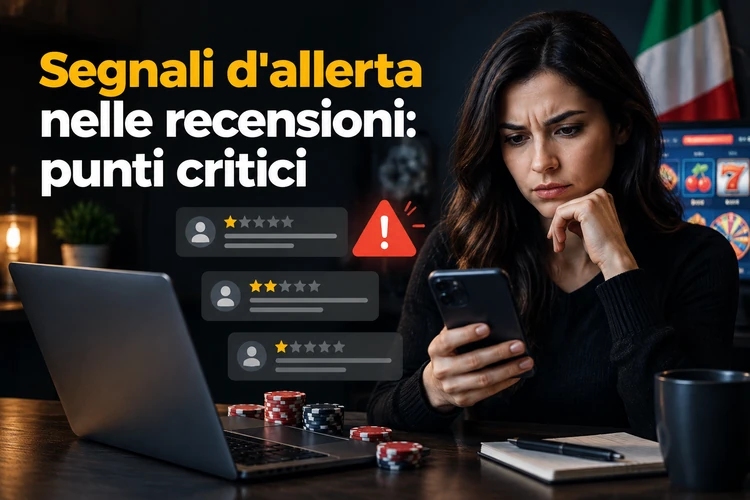 Segnali d'allerta nelle recensioni: punti critici